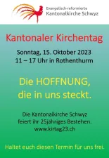 Kirchentag 2023 - Flyer Save the date Version 1 (Foto: Caterina Fischer)